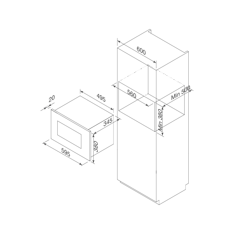 LÒ VI SÓNG ÂM TỦ MALLOCA MW-925BF - mw 925bf