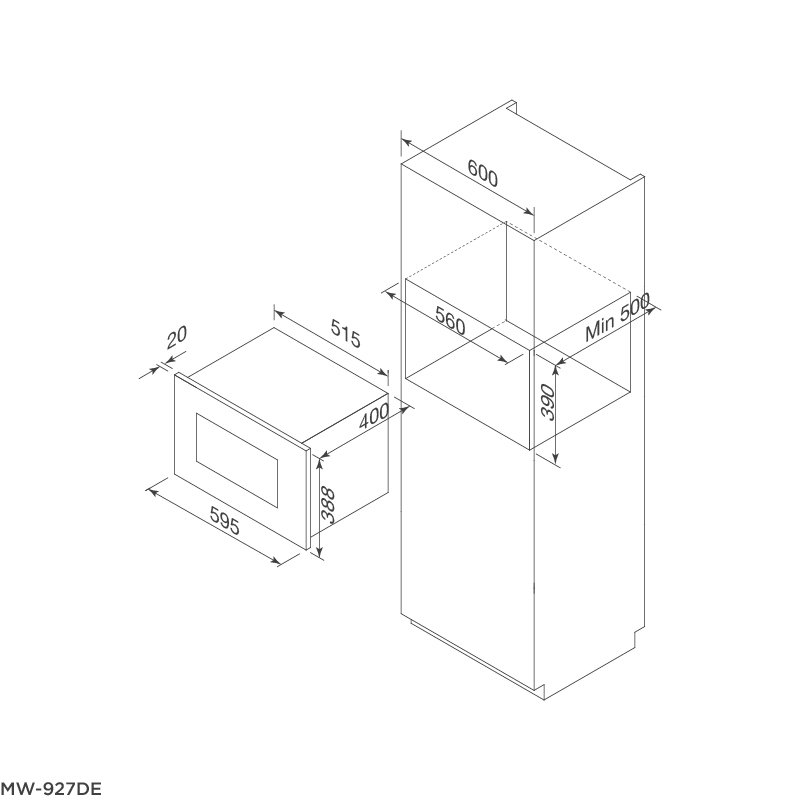 Lò vi sóng MW-927DE - mw 927de