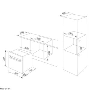 Lò nướng kết hợp vi sóng MW-944R - mw 944r
