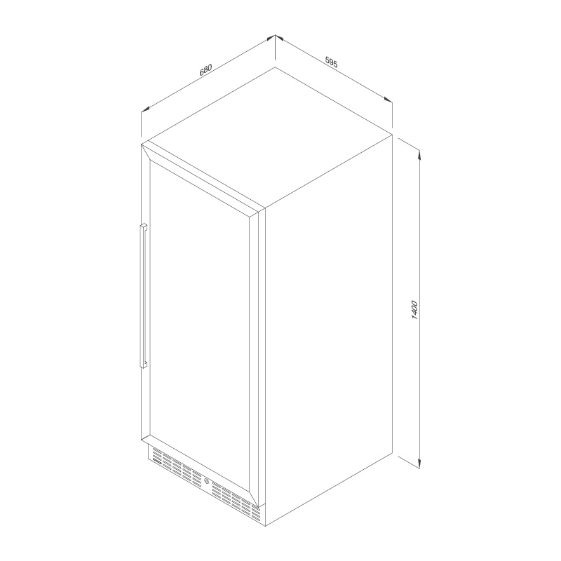 Tủ bảo quản rượu đứng độc lập MWC-120DC - mwc 120dc