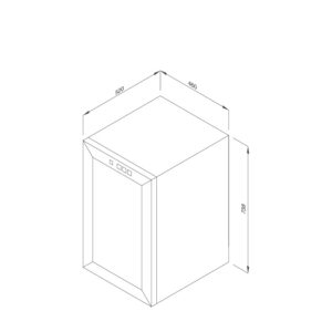 Tủ bảo quản rượu vang đứng độc lập MWC-65B - mwc 65b
