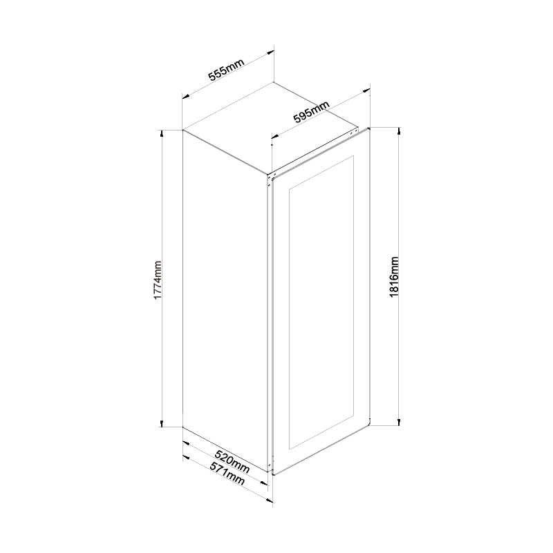 TỦ BẢO QUẢN RƯỢU ÂM TỦ MALLOCA MWC-95BI - mwc 95bi1