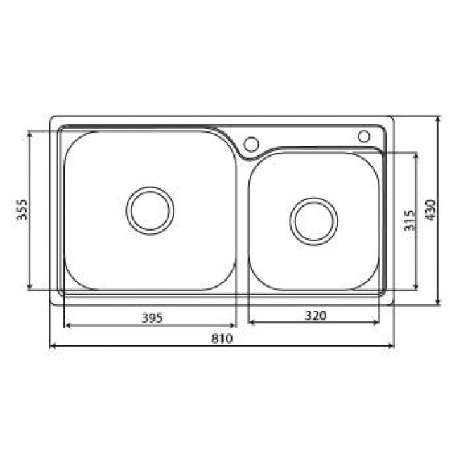 Chậu rửa INOX KAFF KF-P8143 - p8143 2 650x650 1 1