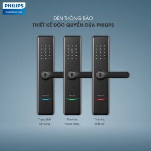 Khóa cửa điện tử Philips 7300 app wifi - philips 7300 thiet ke doc quyen