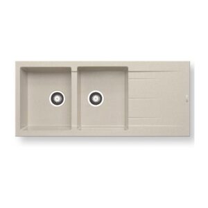 Chậu rửa đá Bosch PYRAGRANITE ALAZIA (116X50) 2B 1D