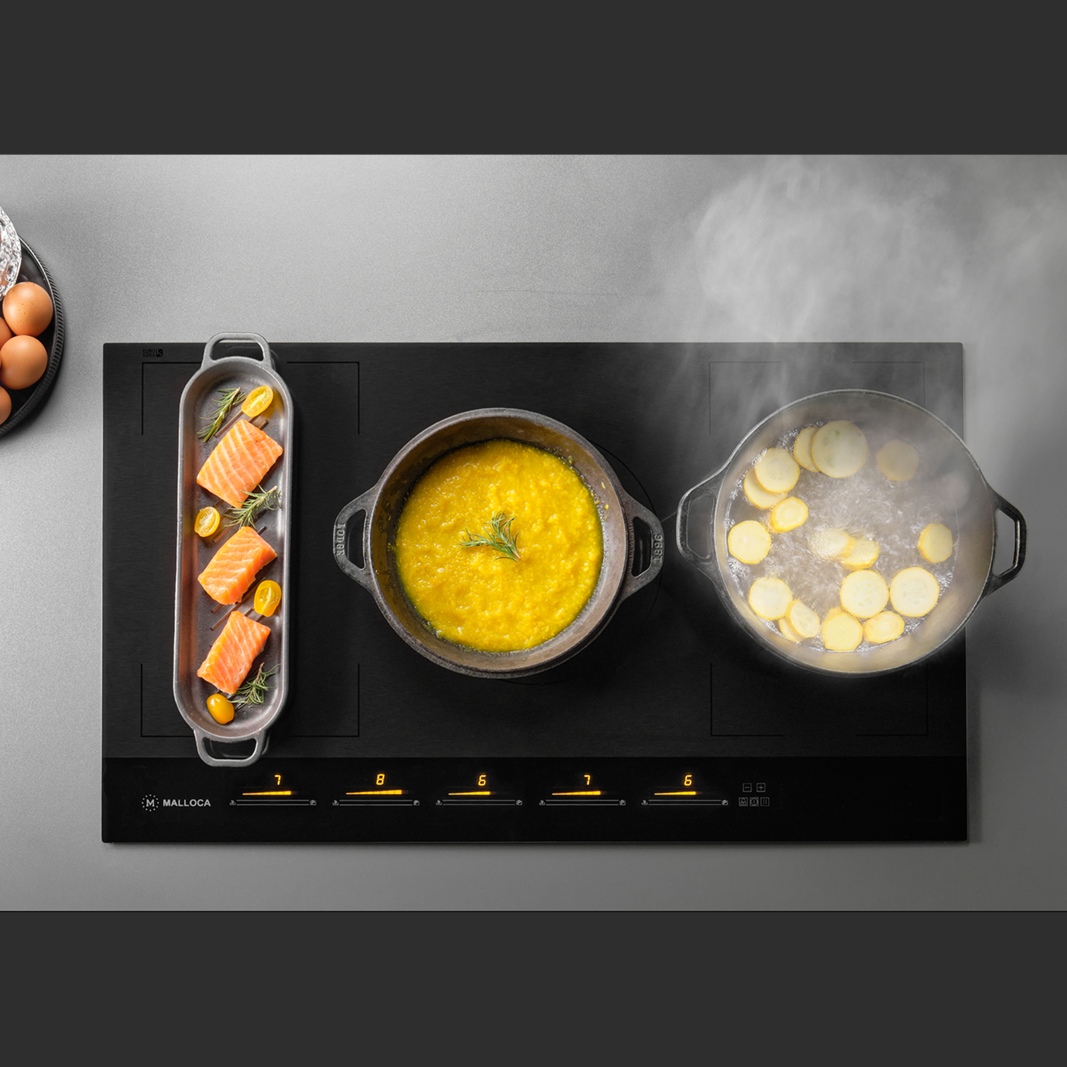 BẾP KÍNH ÂM 5 TỪ MALLOCA SKYLUX MH-885 - skylux mh 8852