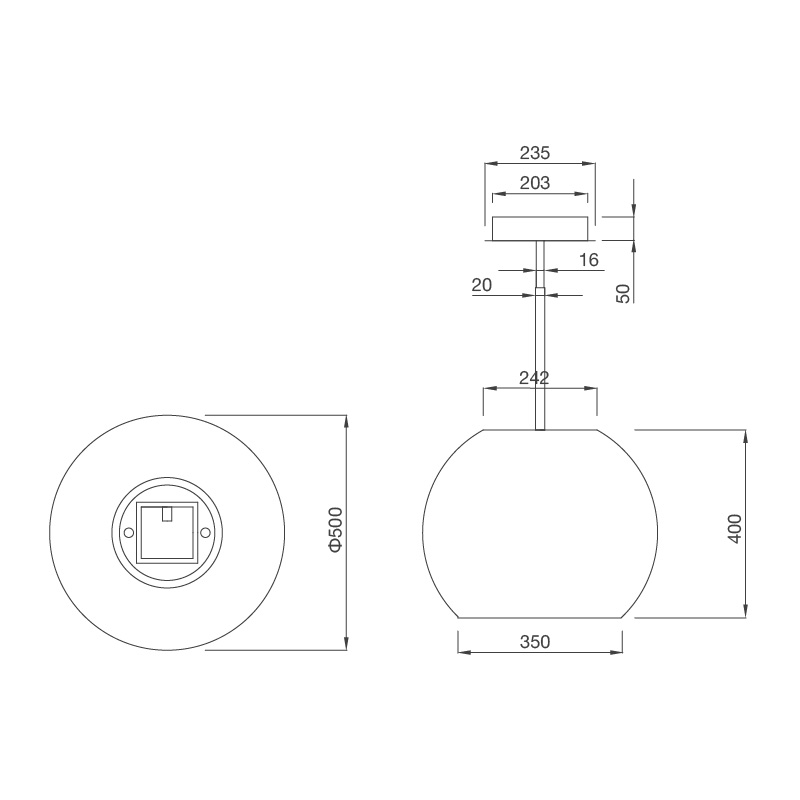 Máy hút khử mùi đảo Sphera white-I001W - sphera white i001w sphera chrome i001c 1