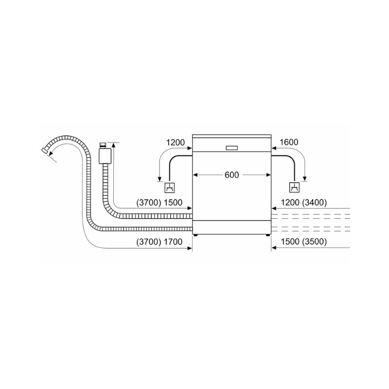 MÁY RỬA BÁT BOSCH SMS6TCI00E SERIES 6 - thiet ke lap dat may rua bat bosch sms6tci00e