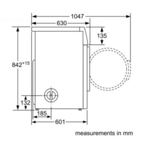 Máy sấy Bosch WTA74201SG - thiet ke may say bosch wta74201sg