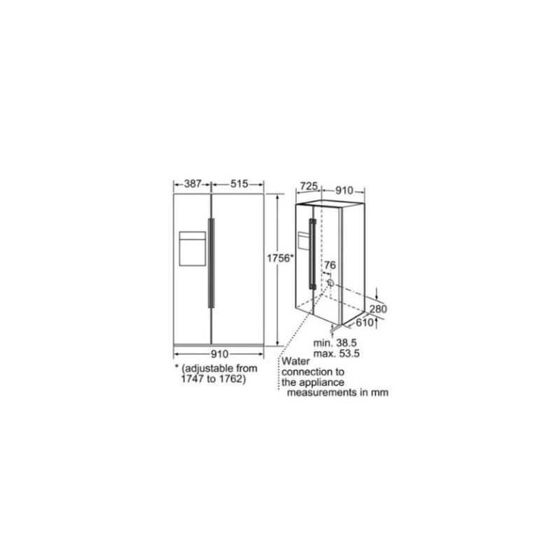Tủ lạnh Bosch KAD62P91 - tu lanh bosch kad62p91 1