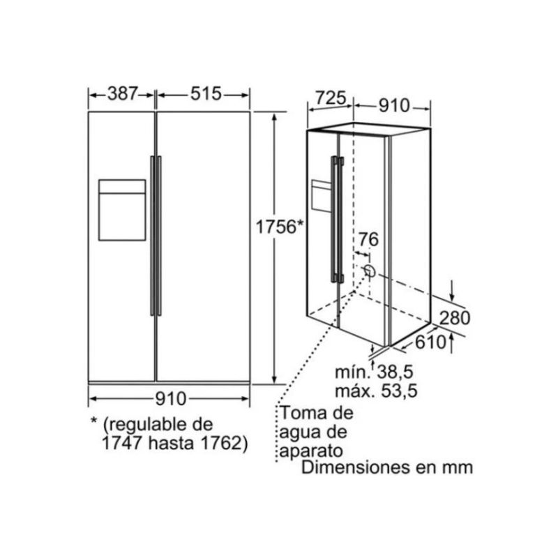 Tủ lạnh Bosch KAD62S51 - tu lanh bosch kad62s51 kinh den 1