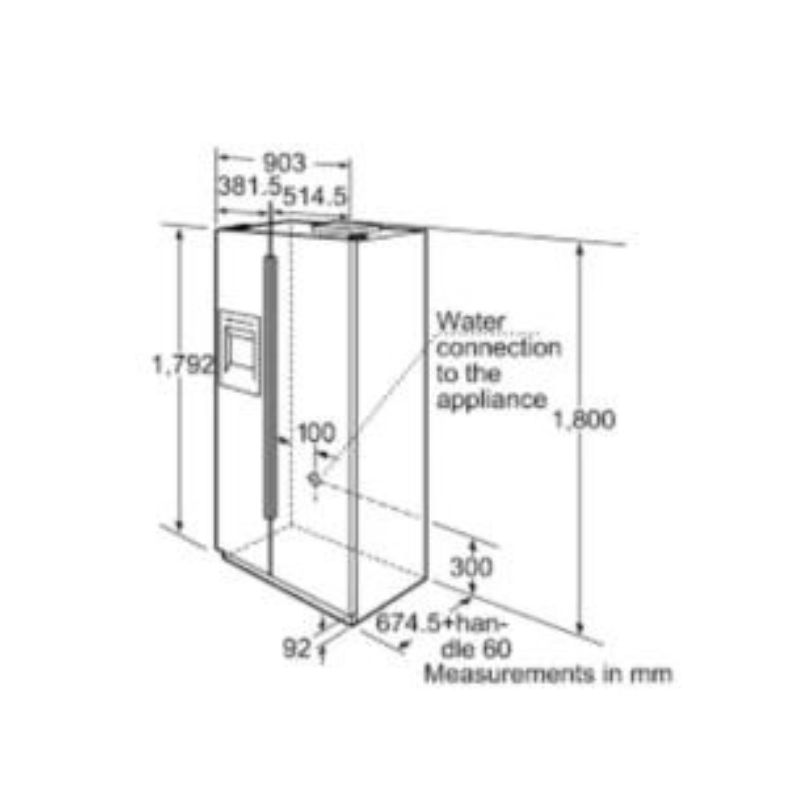 Tủ lạnh Bosch KAN58A75 - tu lanh bosch kan58a75 1
