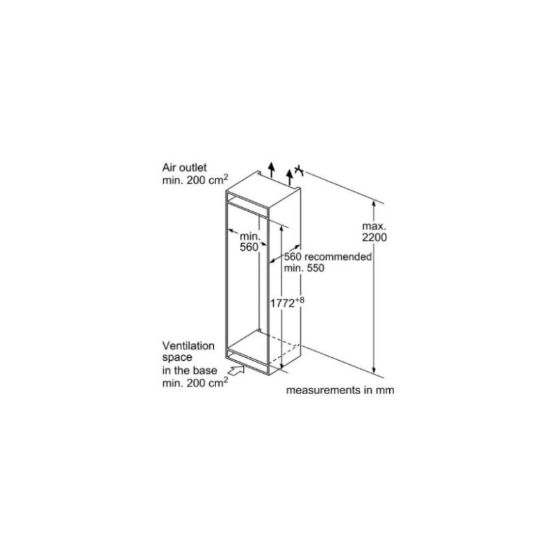Tủ lạnh Bosch KIS87AF30T - tu lanh bosch kis87af30t