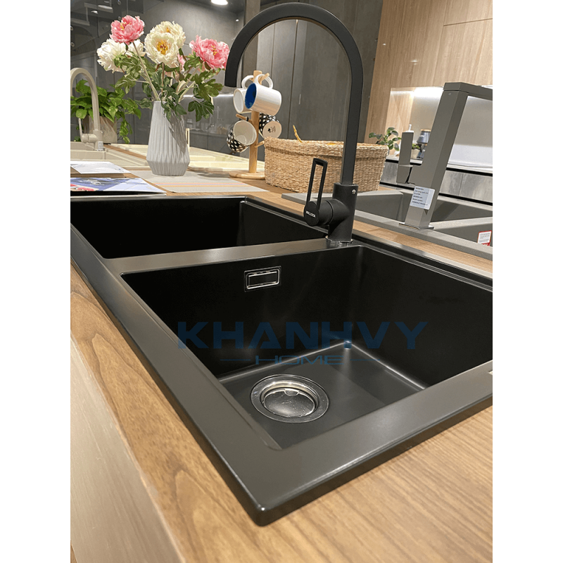 CHẬU ĐÁ MALLOCA NERO K-45040