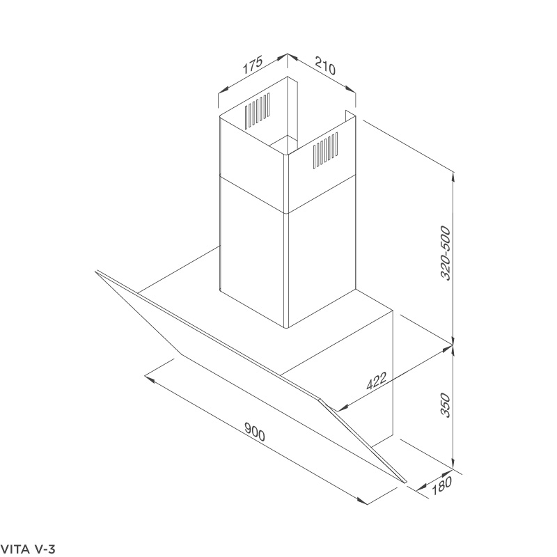 Máy hút khói, khử mùi VITA V-3 - vita v 3