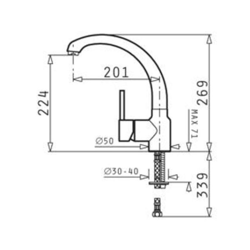 Vòi rửa bát Bosch Armonica - voi rua bat bosch armonica 2