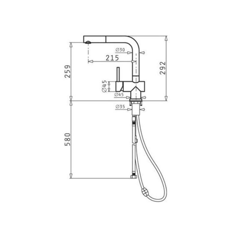 Vòi rửa bát Bosch Capriccio - voi rua bat bosch capriccio 2