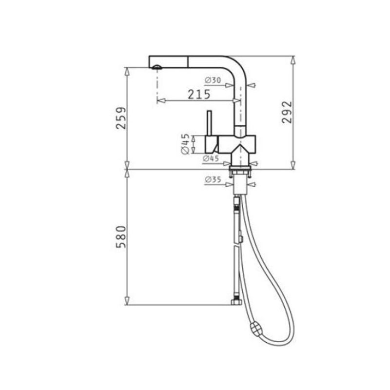 Vòi rửa bát Bosch Capriccio Fusion - voi rua bat bosch capriccio fusion 2