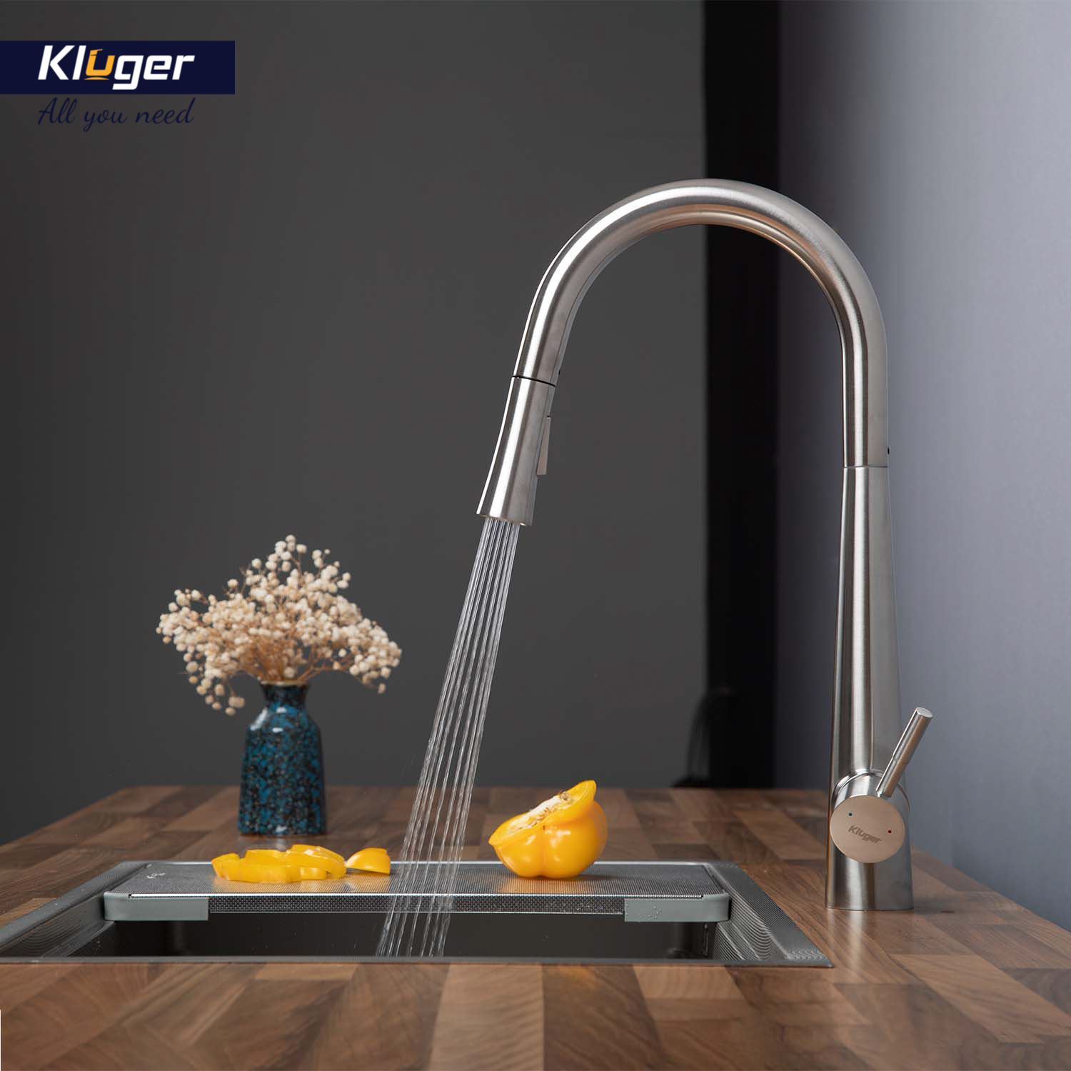 VÒI RỬA CHÉN KLUGER KLF0009S - voi rua bat kluger klf00009s 1