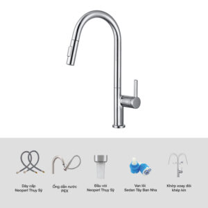 VÒI RỬA CHÉN KLUGER KLF0003C - voi rua bat kluger klf0003c chi tiet