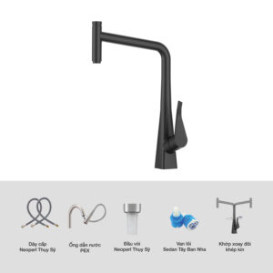 VÒI RỬA CHÉN KLUGER KLF0016B - voi rua bat kluger klf0016b chi tiet