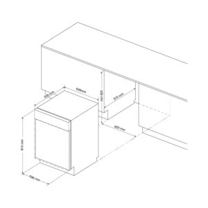 Máy rửa chén âm tủ hoàn toàn WQP12-J7713FB - wqp12 j7713fb up08 23
