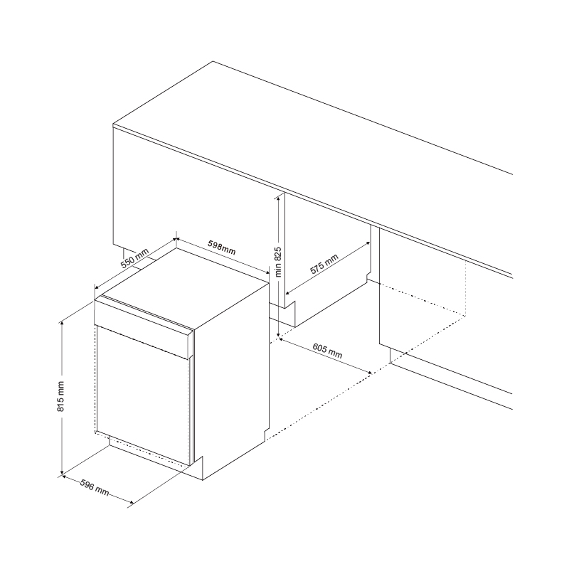 Máy rửa chén âm tủ hoàn toàn WQP12-J7713FB - wqp12 j7713fb up08 23