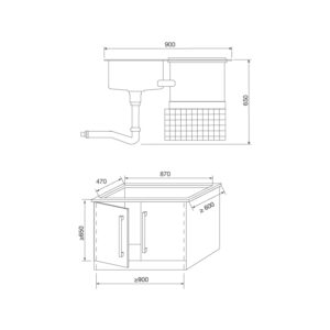 Máy rửa chén tích hợp WQP6-890F4 - wqp6 890f4