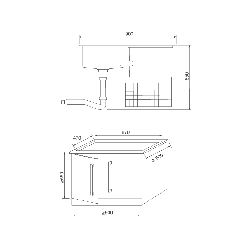 Máy rửa chén tích hợp WQP6-890F4 - wqp6 890f4
