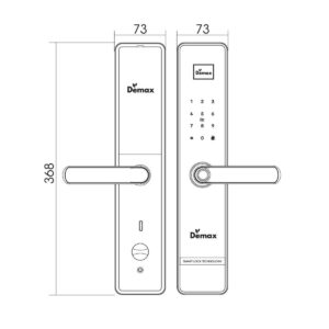 Khoá cửa vân tay Demax EL619 BN App Wifi của Đức - z6140875495436 42154e1a22e2be5f2acc55aee5951161