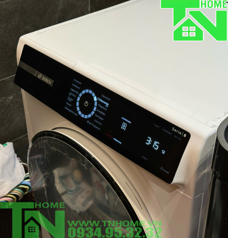 MÁY SẤY BƠM NHIỆT BOSCH 9KG WQB245B40 SERIE 8