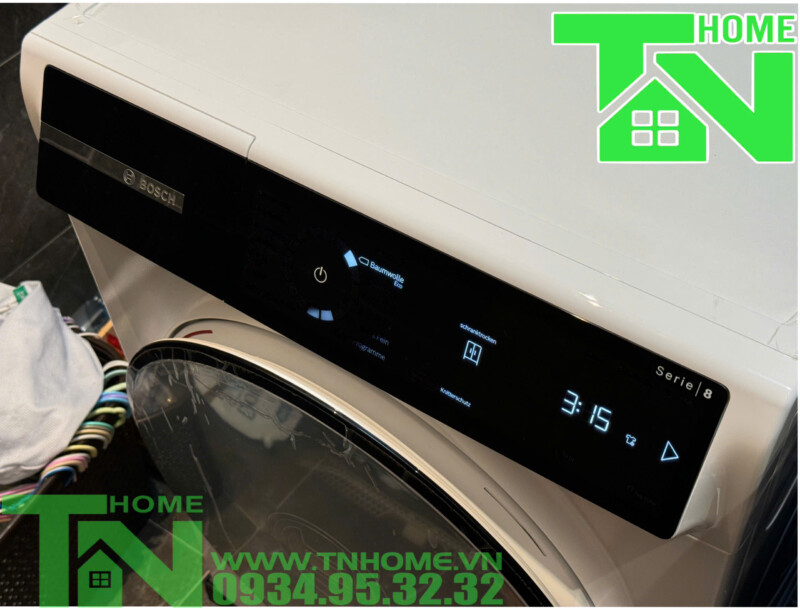 MÁY SẤY BƠM NHIỆT BOSCH 9KG WQB245B40 SERIE 8