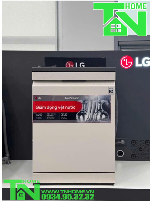 HÌNH ẢNH THỰC TẾ CỦA MÁY RỬA BÁT ĐỘC LẬP LG LDT14BGA3 MÀU BE