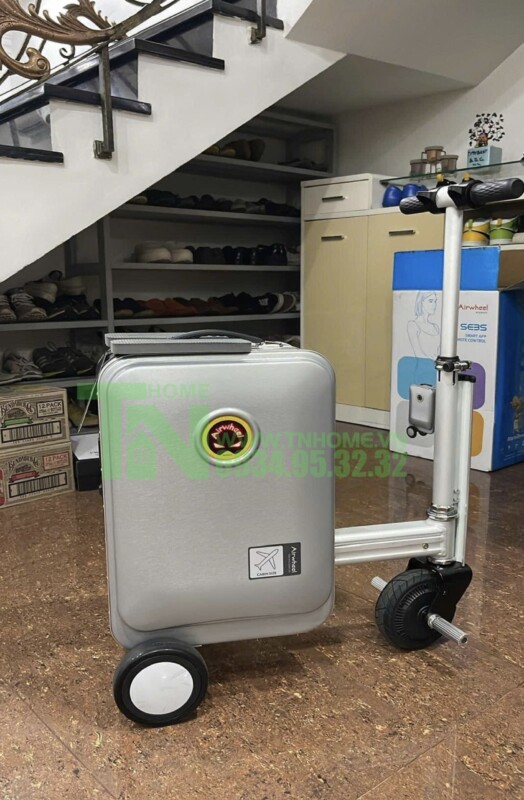 VALI ĐIỆN AIRWHEEL SE3S MÀU XÁM CHÍNH HÃNG