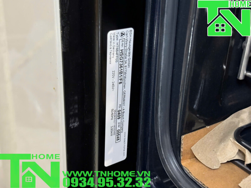 LÒ NƯỚNG KÈM HẤP BOSCH HSG7361B1 SERIES 8 CAO CẤP