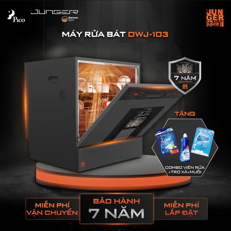 MÁY RỬA BÁT JUNGER LEOPARD DWJ-103