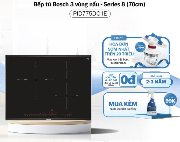 BẾP TỪ BOSCH PID775DC1E SERIES 8