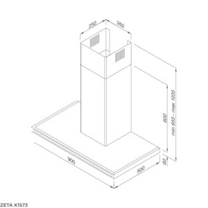 MÁY HÚT KHÓI KHỬ MÙI MALLOCA ZETA K1573 - zeta k1573