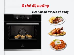 LÒ NƯỚNG ÂM TỦ ELECTROLUX KODEC75X 60CM ULTIMATETASTE 500 71L - 0057815142 1730170368
