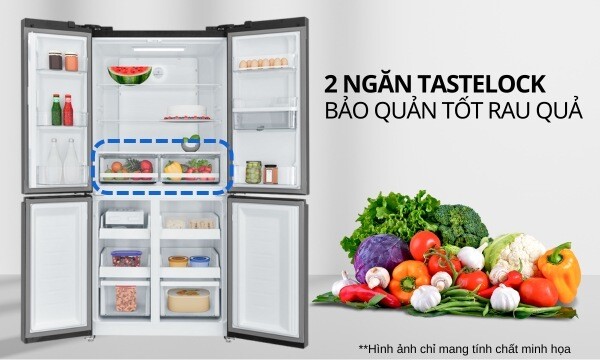 TỦ LẠNH ELECTROLUX 4 CỬA EQE4960A-B ULTIMATETASTE 700 492L
