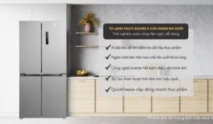 TỦ LẠNH ELECTROLUX 4 CỬA EQE4900A-A ULTIMATETASTE 700 496L - 1 SDHY6J