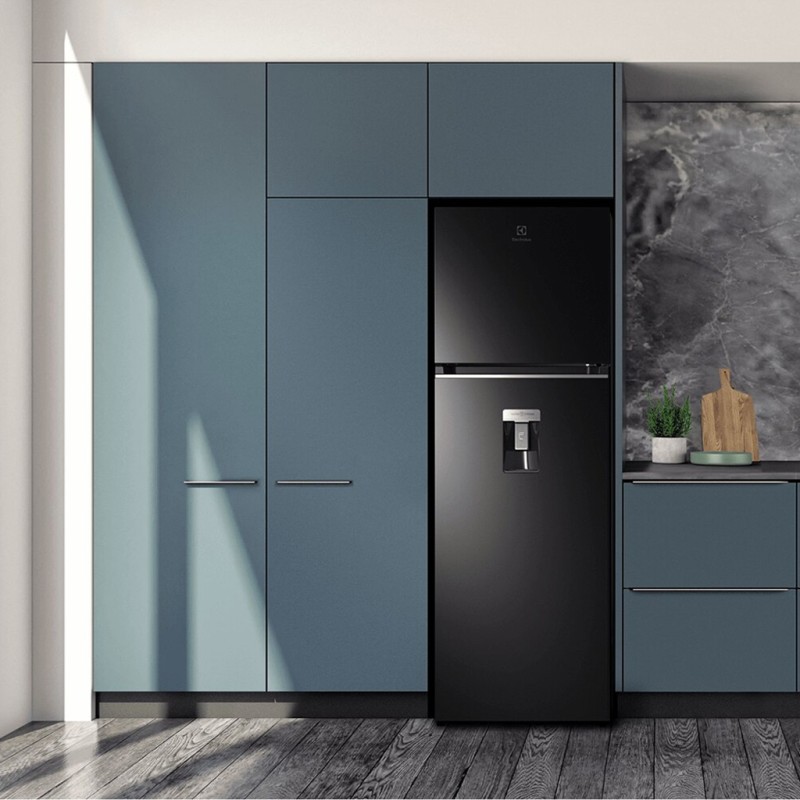 TỦ LẠNH ELECTROLUX NGĂN ĐÁ TRÊN 341 LÍT ETB3740K-H INVERTER ULTIMATETASTE 300 CÓ NGĂN ĐÔNG MỀM - ĐEN BÓNG - 10048941 tu lanh electrolux inverter 341l etb3740k h 6 3yvp g5