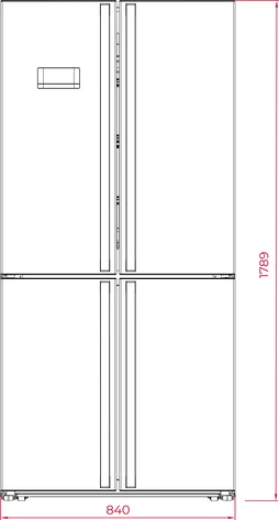 TỦ LẠNH TEKA SBS 3D+RMF 74830 DSS 113430041 - 104