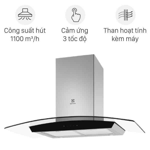 MÁY HÚT MÙI ELECTROLUX EFC936GAR DẠNG ỐNG 90CM
