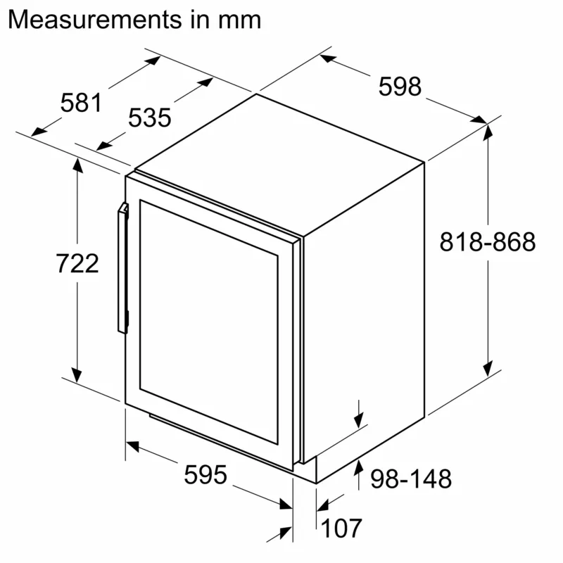 TỦ RƯƠU ÂM SIEMENS KU21WAHG0 IQ 500