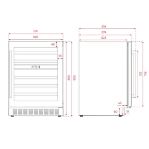 TỦ RƯỢU TEKA RVU 20046 GBK 113600008 - 15 4