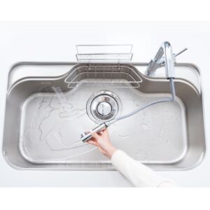 CHẬU RỬA BÁT CHỐNG XƯỚC KONOX PHONG CÁCH NHẬT TARI 9051SR - 16033 hinh anh chau rua bat inox 1 ho konox tari 9051sr