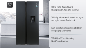 TỦ LẠNH SIDE BY SIDE ELECTROLUX 571 LÍT ESE6141A-BVN INVERTER ULTIMATETASTE 700 - ĐEN MATT - 1645669122 5