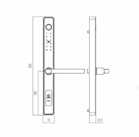 HÌNH ẢNH CỦA KHÓA ĐIỆN TỬ KHÁCH SẠN KASSLER KL 353 BLACK