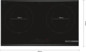 BẾP TỪ ĐÔI BOSCH PPI8256XVN SERI 8 MODEL 2025 3500W | VIỀN ĐEN - 23000619 PPI8256XVN PGA6 def